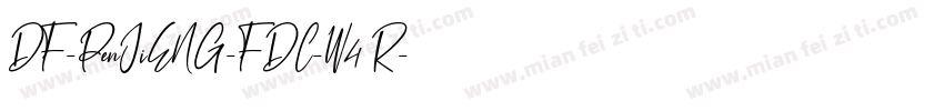 DF-PenJiENG-FDC-W4 R字体转换